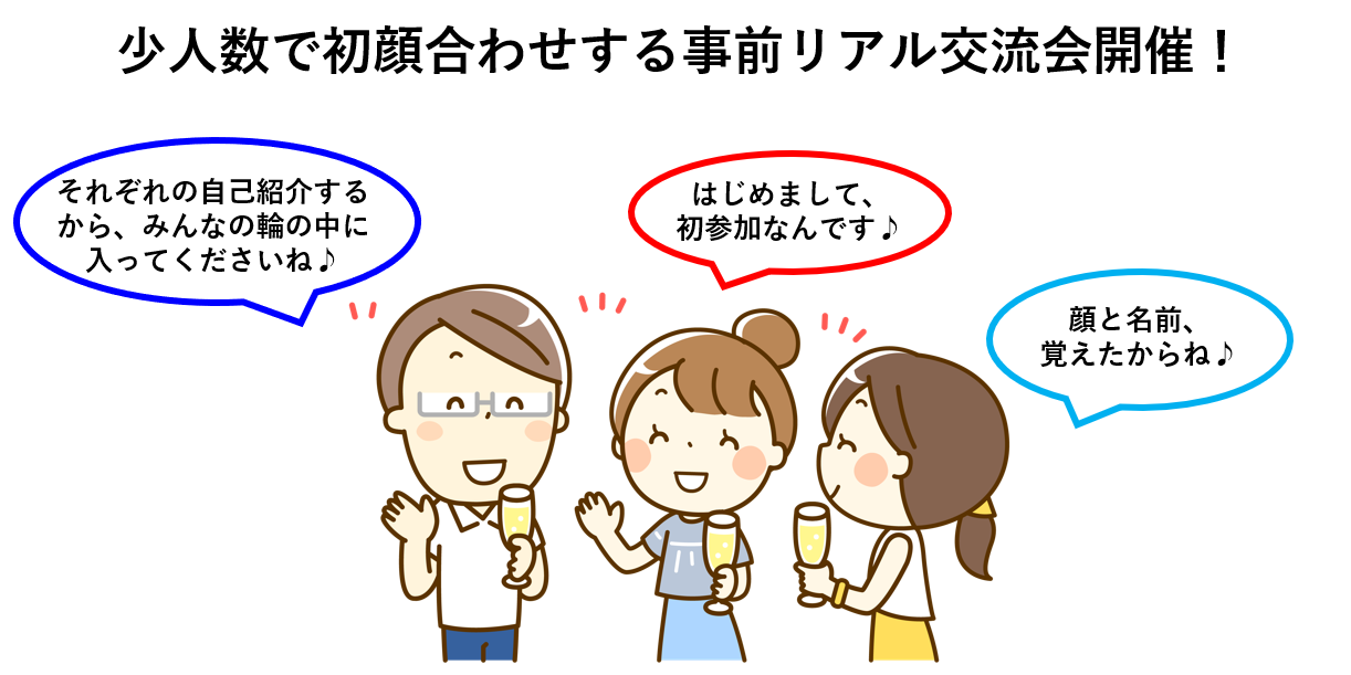 事前リアル交流会