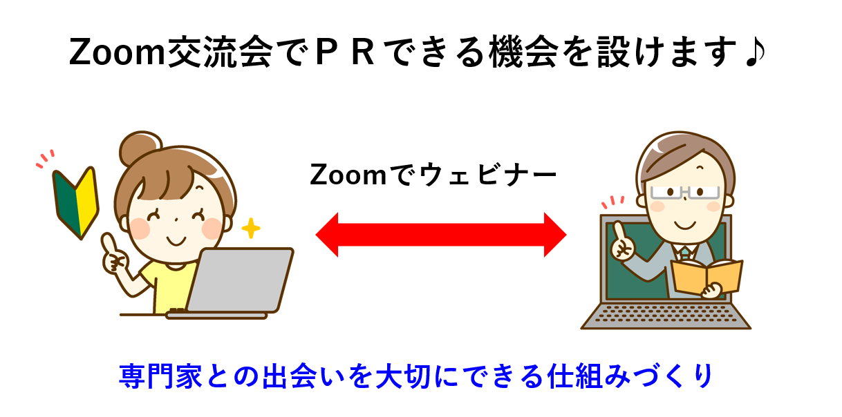 ZoomでPR